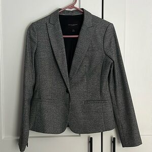 Banana Republic classic fit blazer in marbled pattern